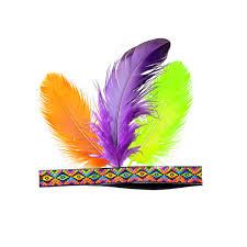 Cintillo indio pluma