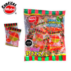 Gomitas Dulce Mini Pizza 36 Unidades