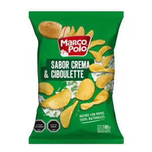 Papas Fritas Marco Polo Crema Ciboulette 180g