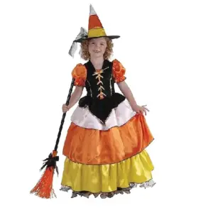 Disfraz bruja candy corn (8 A 10 AÑOS)