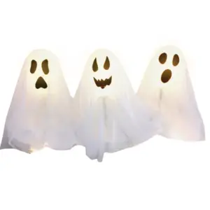 Estaca 3 fantasmas led (30CM) x1 uni