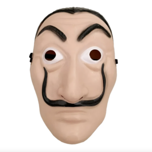 Máscara plastica Casa de Papel