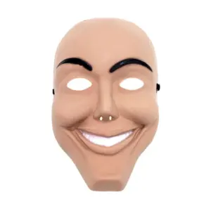 Mascara plástica sonriente