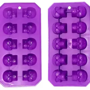 Molde hielo skulls x1 uni