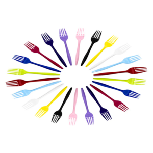 Tenedor plástico (20 unidades)