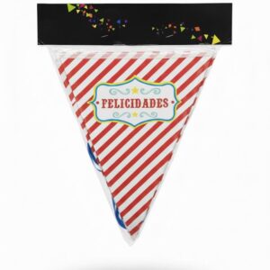 Banderín decorativo retro circo
