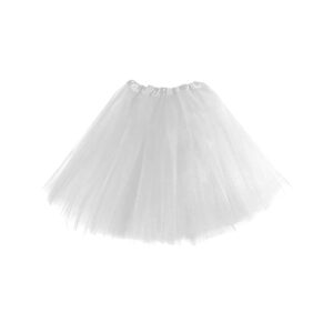 Falda balerina adulto liso blanco