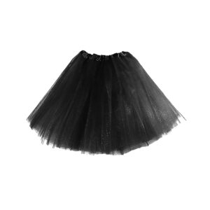 Falda balerina adulto liso negro