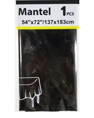 Mantel metálico negro (137x183CM)