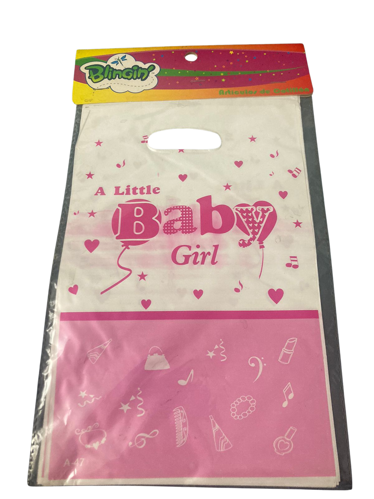 Bolsa plástica "baby girl"