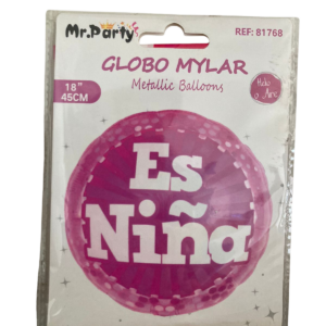 Globo baby shower niña (45CM)