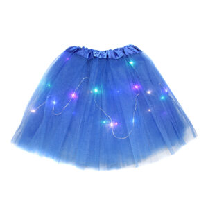 Falda ballerina led azul