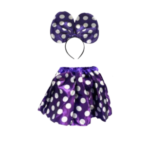 Set de ratoncita morado