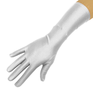Guante liso blanco (34CM)