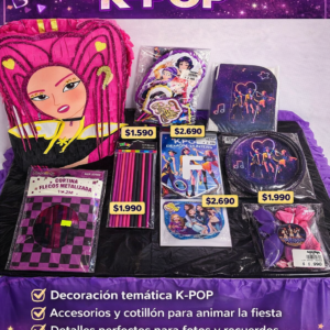 A1-Pack cumpleaños guerreras k-pop