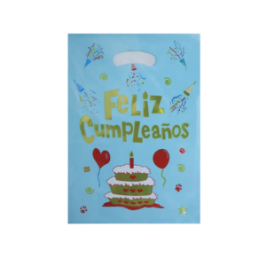 Bolsa plástica celeste FC (10 unidades 17x25CM)