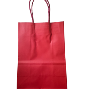 Bolsa de papel roja (15x21CM)