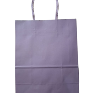 Bolsa de papel rosado pastel (21x27CM)