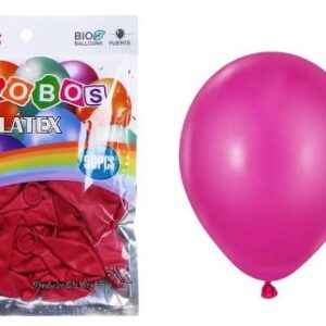 Globo color vino tinto mate 50 unidades (R9)