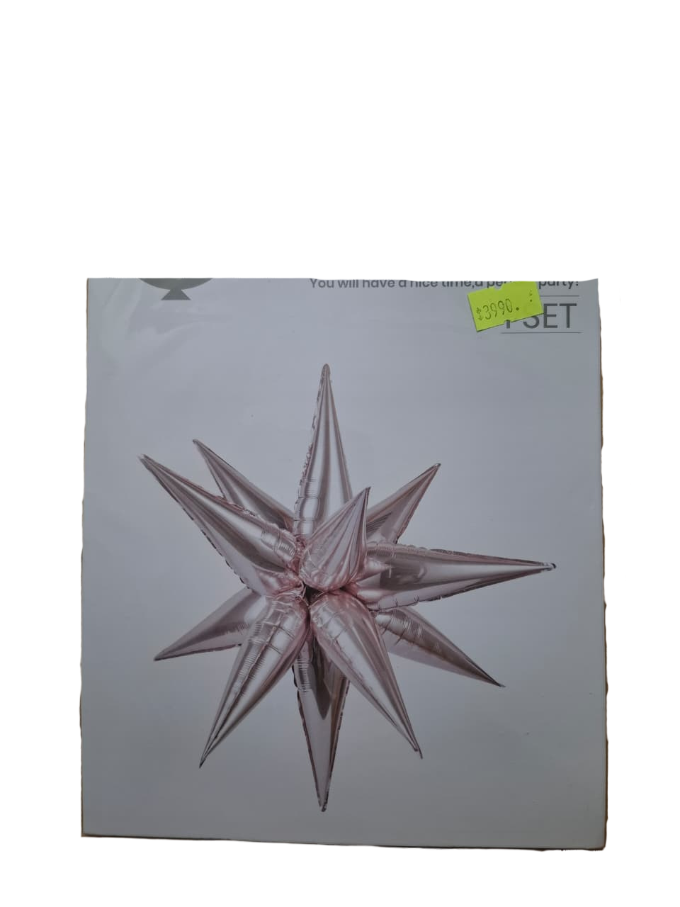 Globo foil estrella rosa gold (65CM)