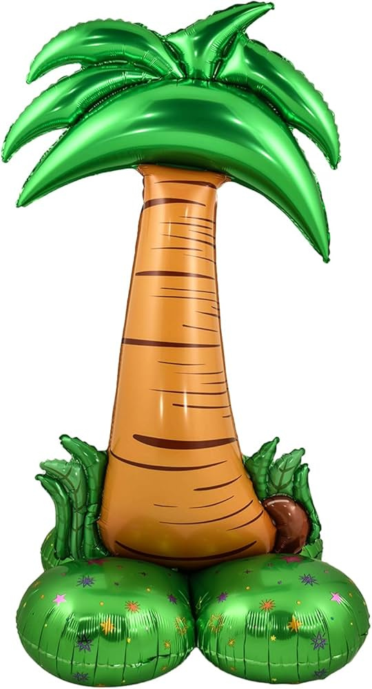 Globo foil palmera pedestal (70x123 CM)