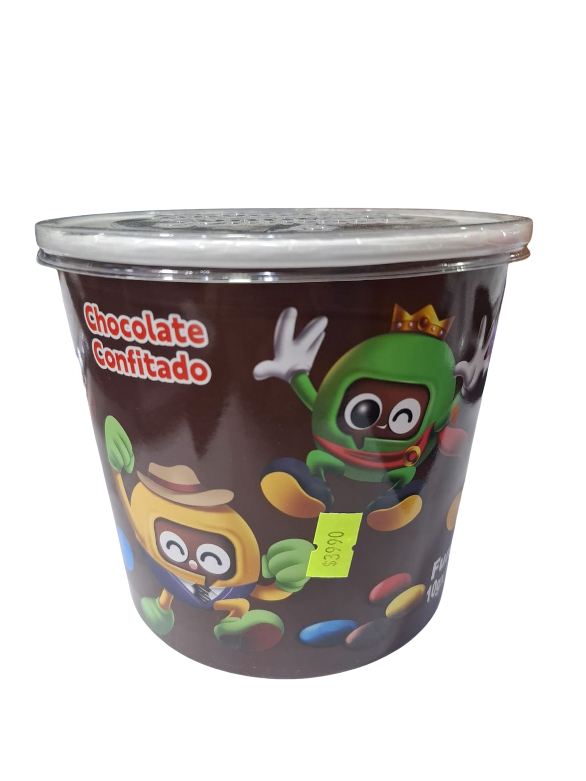 Chocolate confitado pote