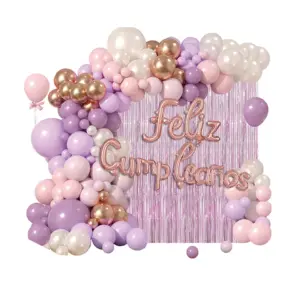 Set globos decorativos lila (82 PCS)